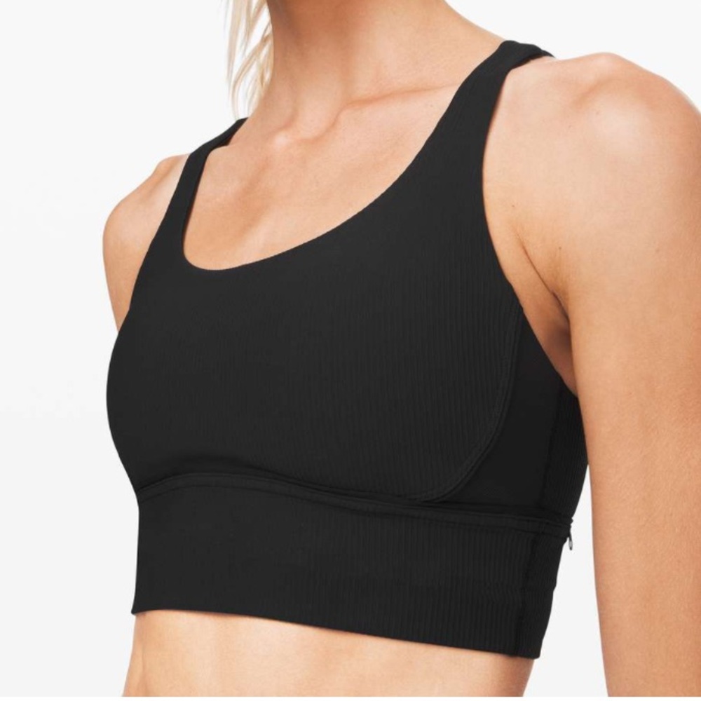 Lululemon Energy Bra *Long Line Texture size 6, no cups